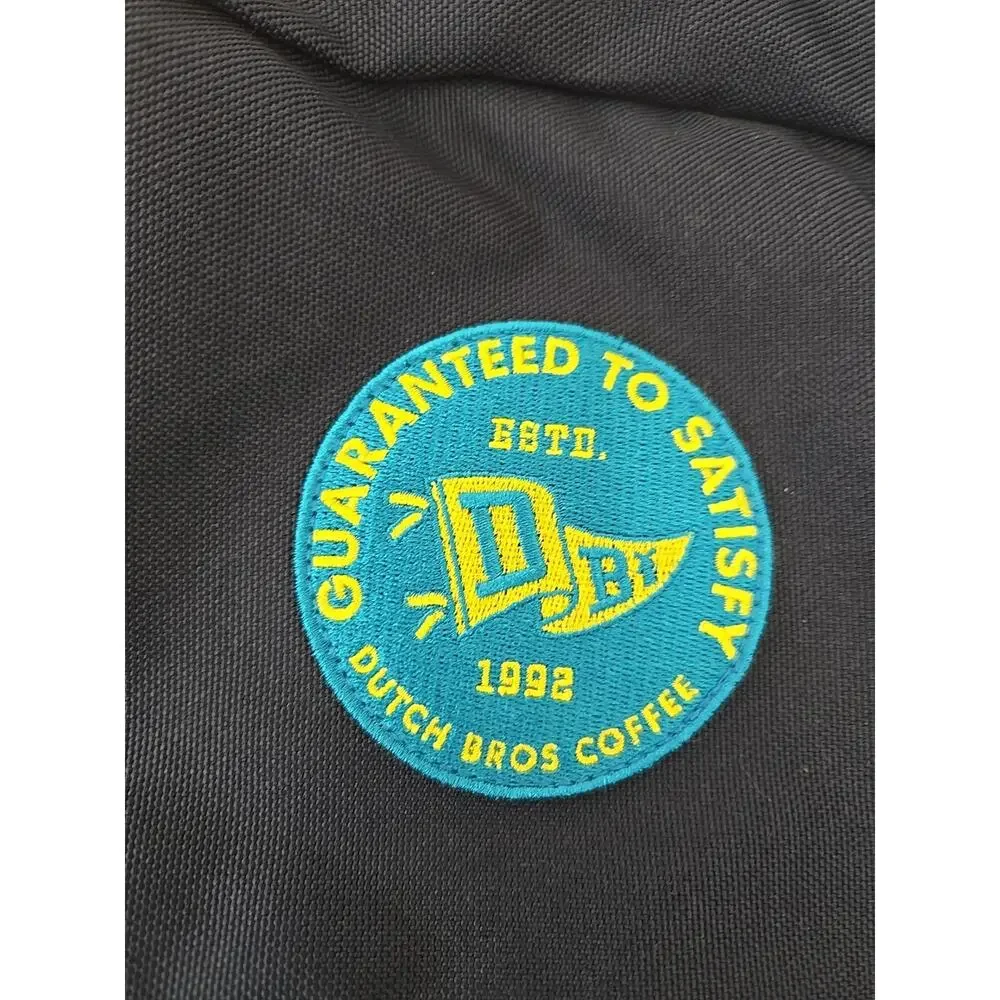 Limited Edition Dutch Bros Backpack Blue Embroidered Patch- New!